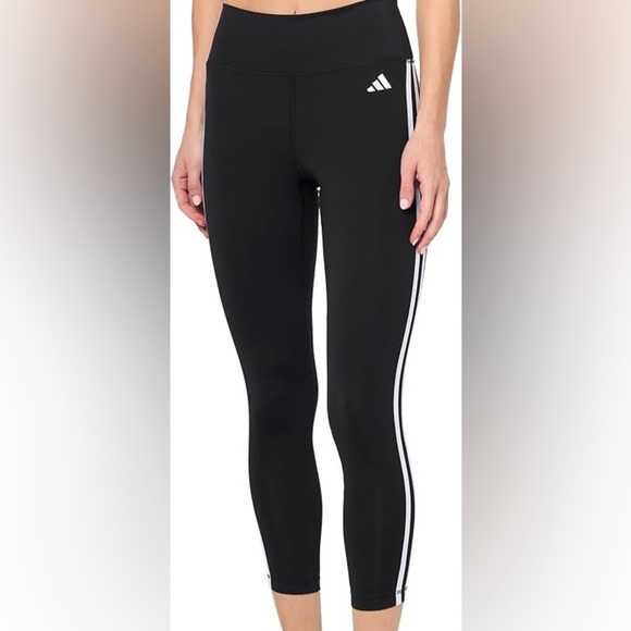 NWT Adidas tight fit 3/4 style coupe training pants - Picture 1 of 5